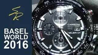 Tag Carrera  Chrono date Cal. 01 Ceramic bezel 43mm