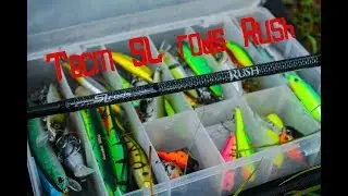 SL rods Rush 712L -  тест бланка на рывковых проводках