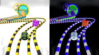 Reverse Night vs Normal &ndash; Going Balls MAX SKILL Speedrun! Android/iOS #Gaming #Ball