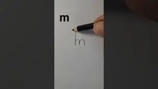 hand drawing with m