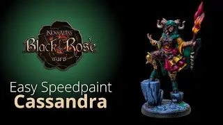 🎨Easy Speedpaint - Cassandra - Black Rose Wars Rebirth⚫🌹⚔️