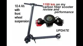 Review Carbon Fiber Scooter S3 after 1155 km of use!
