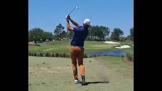 GOLF Swing of Canadian Golfer Roger Sloan