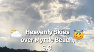 Heavenly Skies over Myrtle Beach, S.C.