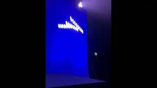 Einstellungen der Goboprojektion beim Kongress in den Eisbachstudios M&uuml;nchen.