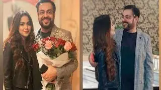 Amir Liaquat Hussein with his Wife Syeda Tuba