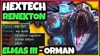 YENİ HEXTECH RENEKTON İLE ELMAS 3'TE ORMAN YAPTIM | &Ouml;VG&Uuml; YAĞMURLU Y&Uuml;KSEK ELO MA&Ccedil;