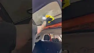 Quick Streak Free glass cleaning using Magic Eraser #diy #glasscleaner #autodetailing #streakfree
