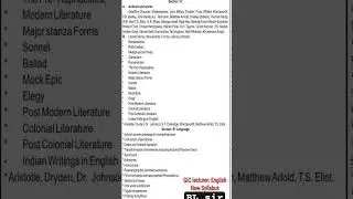 GIC lecturer English syllabus #gic exam pattern #lt exam pattern #lt latest news #gic pravakta #lt