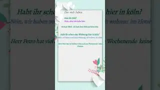 Absatz 4#a1 #deutschkurs #germanlanguage