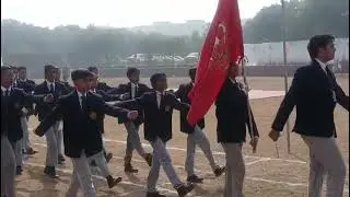 March past of Bagirathi on annual sports day at Amity International School Gwalior. We won