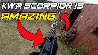 THIS GUN IS AMAZING | KWA Vz.61 Scorpion GBB | (Airsoft Gameplay)