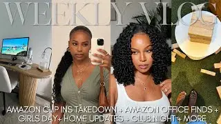 Разборка кудрявых клипов Amazon Curly ClipIns за 48 долларов + Находки Amazon Office + Девичник +...