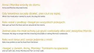 Polish short story with audio and subtitles - At the vet's