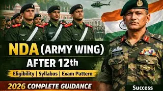 NDA Army Wing 2026 | After 12th Full Details | Eligibility, Syllabus & Exam Pattern