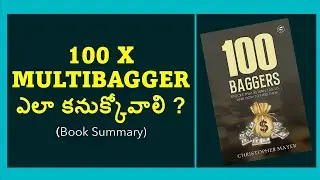 How to find 100x Multibagger I 100 Baggers - Stocks That Return 100 to 1 Book Summary by Christopher