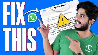 WhatsApp Backup Stuck on iPhone? How to Fix It! ( Hindi )