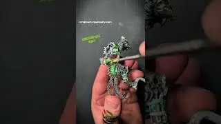 Arch-Kavalos Zandtos | Ossiarch Bonereapers | Warhammer Age of Sigmar | Green Armor Painting