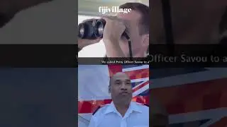 Фиджиец на борту HMS Tamar призывает людей помочь правительству в борьбе с наркотиками и чрезмерн...