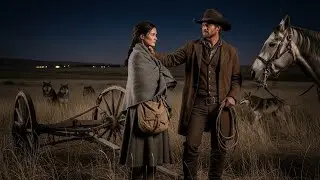 Wolves Were Circling Her Broken Wagon After Dark, Cowboy Fired Three Shots And Scared Them Off