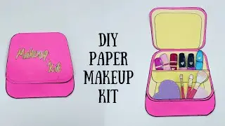 DIY Miniature Makeup Kit Box | Miniature Cosmetics / how to make makeup kit for kids