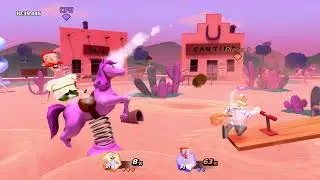 Nickelodeon Week: Sandy Arcade Mode Nickelodeon All-Star Brawl Gameplay