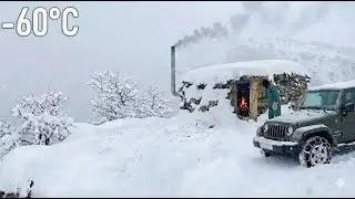 🔥 This Tent Shouldn&rsquo;t Work at &minus;60&deg;C | Blizzard Survival Extreme Winter Camping Where Humans
