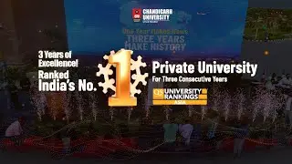 Chandigarh University continues to make India proud on the global higher education stage.