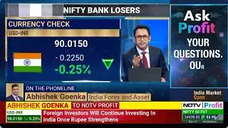 Market USD/INR Update | Abhishek Goenka | NDTV Profit India