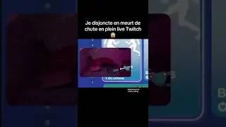 Je disjoncte et meurt de chute en live Twitch