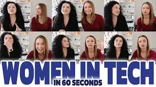 BEING A WOMAN IN TECH IN 60 SECONDS | #SHORTS | SOFTWARE ENGINEERING