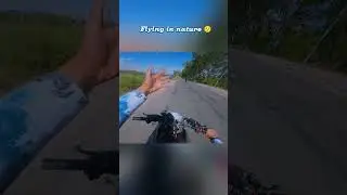 Flying in nature 😗 ... #exploreindia #bikerider #love #travelwithsidnik #viralshortsvideo