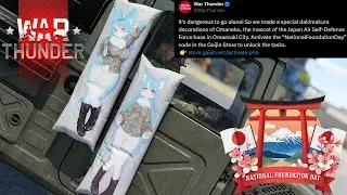 New Omaneko Body Pillows in War Thunder - How to Get Them