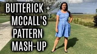 Butterick 6449 + McCall's 6955 PATTERN MASH-UP!