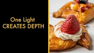 Why One Light Creates Depth in Food Photography