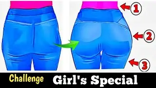 Girl's Special 30 Day Challenge  🔥 Get Rid of Hip Dips / Wider Hip/Strong Buttocks | Home Workout