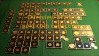 Overview of my Gold Coin Collection