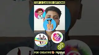 Top 3 career options for creative people || #shortvideo #shortsfeed #graphicdesign #art #3danimation