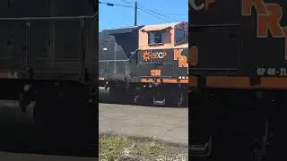 KRT 1200 GP40-2 SHOVEING CARS BACK FOR NS