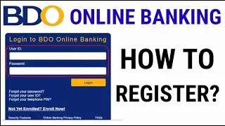 Paano mag register sa BDO Online Banking | How to register BDO Online Banking 2025