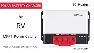 MPPT RV Solar Battery Charger for Camper Van Trailer Panels Charge 30 Amp 40 Amp 50 Amp Available