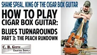 How to Play Cigar Box Guitar - Blues Turnarounds Pt 3: 