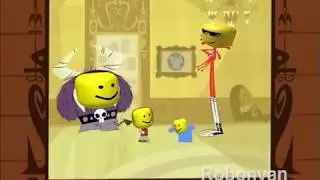 Foster's home for imaginary friends but with the Roblox death sound