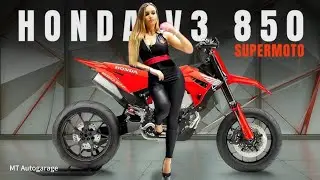 魂を揺さぶる本能解放 2026 Honda V3 SM スーパーモタード覚醒の瞬間 (MTAutogarage)