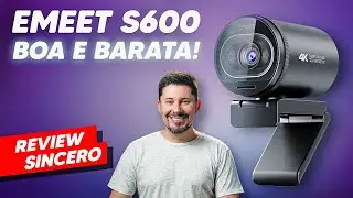 Emeet S600 - Webcam 4K boa e barata (Videoaulas e Lives) + Configura&ccedil;&atilde;o OBS