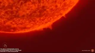 South Polar Region Filament/Prominence Eruptions, Jan 7, 2013, 1080p HD