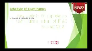 Notifications of FMC & SMC 2021