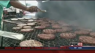 Getting ready for Burger Fest