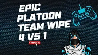 EPIC PLATOON (TEAM WIPE)  4 VS 1😁👍 #dmz #modernwarfare2ps5 #callofduty #warzone #cod  #warzone #cod