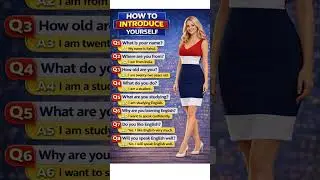How to Introduce Yourself in English | English Speaking Practice for Beginners #shorts